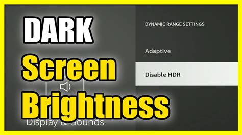 How To Fix Brightness Dark Screen On Firestick K Max Easy Method