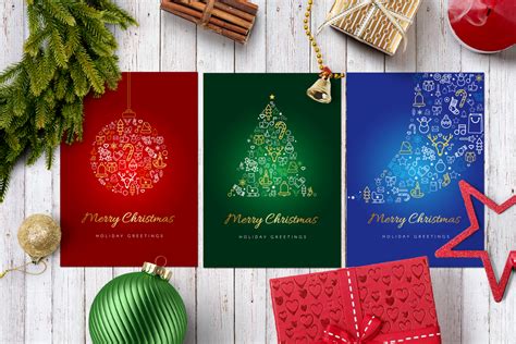 Merry Christmas Greetings Cards