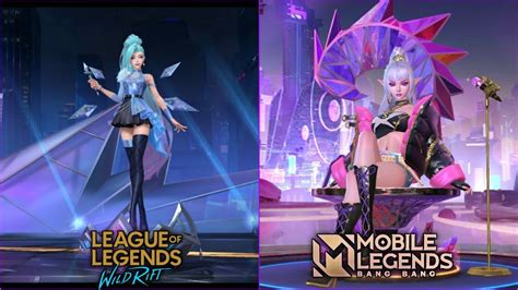 Mobile Legends Vs League Of Legends Wild Rift Heroes And Skins