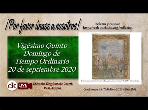 Vig Simo Quinto Domingo Del Tiempo Ordinario Youtube