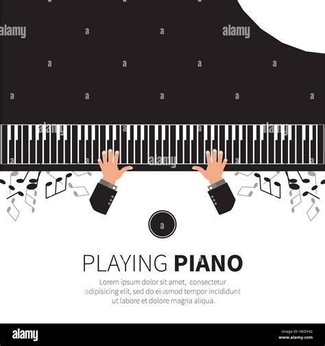 Grand Piano Player Silhouette Stock Vector Images Alamy