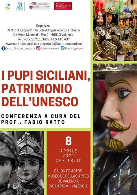 I Pupi Siciliani Patrimonio Dell Unesco Centro Leopardi