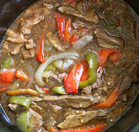 Slow Cooker Pepper Steak Recipe Superfashion Us