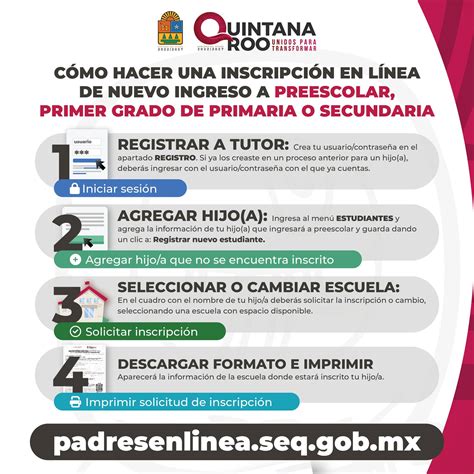 Quintana Roo: Inscripciones al ciclo escolar 2023-2024