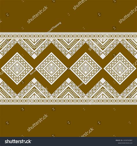 ethnic malaysian traditional design pattern background stock vector
