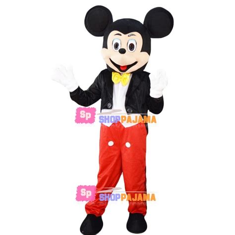 Tuxedo Mickey Mouse Mascot Costume