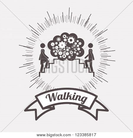 People Walking Design Vector & Photo (Free Trial) | Bigstock