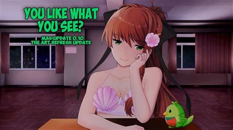 Giving Monika New Clothes And A Shell Bikini Mas Update