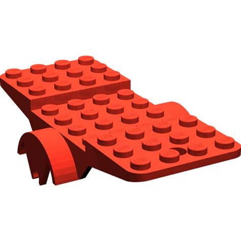 LEGO Red Vehicle Base 10 X 4 With Two Wheel Holders Brick Owl LEGO