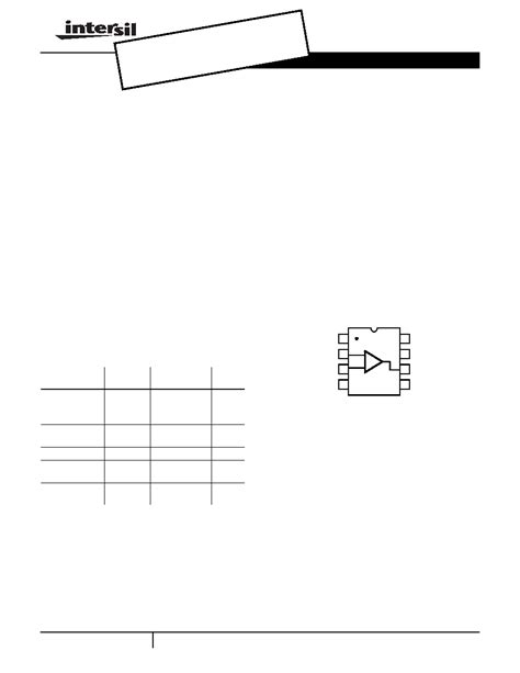 Ca3080 Datasheet111 Pages Intersil 2mhz Operational Transconductance Amplifier Ota