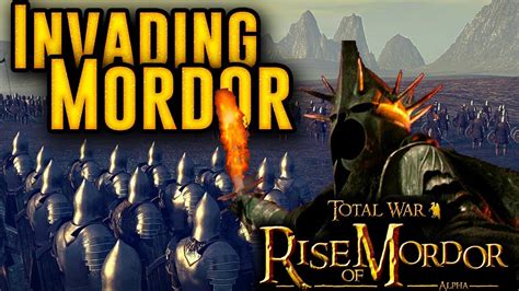 The Battle For Mordor Total War Rise Of Mordor Youtube