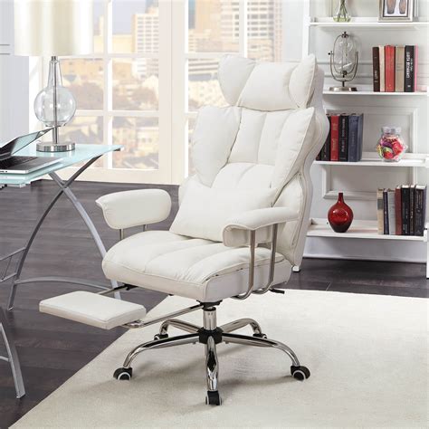 Costway Office Desk Chair Big and Tall Executive Office Chair with ...