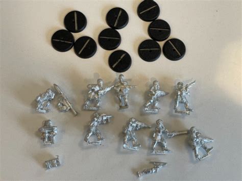 Astra Militarum Imperial Guard Steel Legion Squad Warhammer 40k Metal Oop Ebay