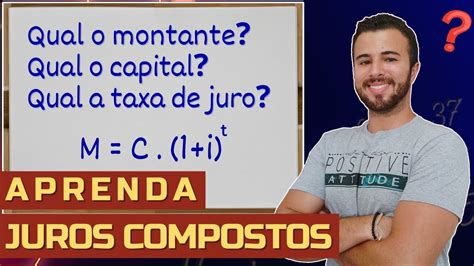 Juro Composto Como Calcular O Montante Capital E Taxa De Juros Em