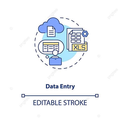 data entry concept icon home  notion vector home