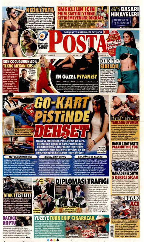 Posta Gazetesi Manşeti Gerçek Gündem