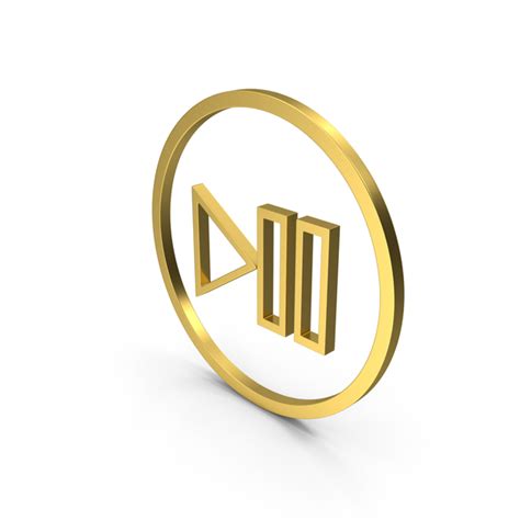 Gold Round Play Pause Symbol PNG Images & PSDs for Download | PixelSquid - S11897124C