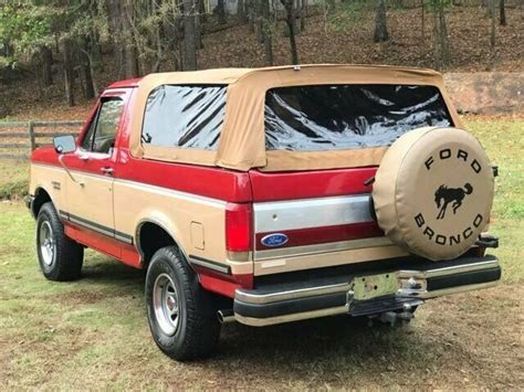 Ford Bronco Red With Miles Available Now Classic Ford