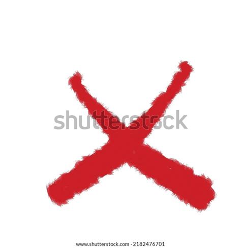 Red X White Background Stock Illustration 2182476701 | Shutterstock