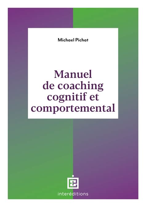 Manuel De Coaching Cognitif Et Comportemental Hachette Fr