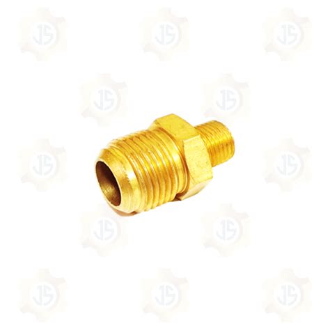 CONECTOR MACHO NPT MACHO FLARE DE BRONCE