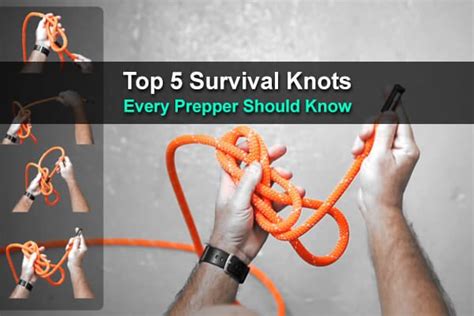 Everyone Knows How To Tie A Knot Or Two But Do You Know How To Tie Survival Knots That Could