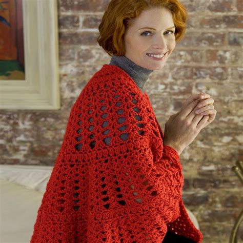 Cherry Hearts Prayer Shawl Shawl Crochet Pattern Crochet Shawl