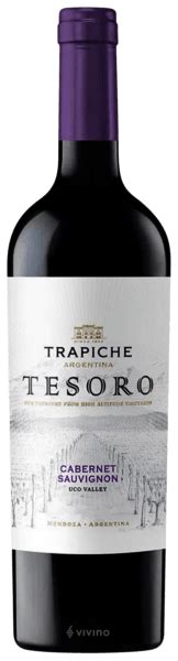 Trapiche Tesoro Cabernet Sauvignon Vivino US