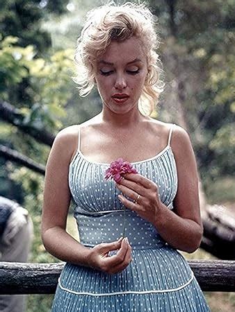 Amazon Buyartforless Rare Photograph Of Marilyn Monroe With Flower