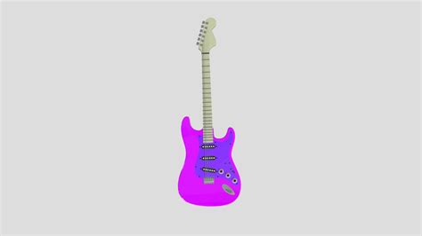 Stratocaster Guitar D Model By Gman B Sketchfab