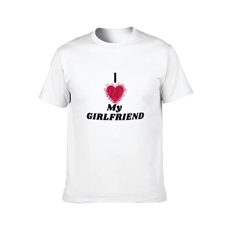 I Love My Girlfriend T Shirt Funny Heart Valentine Wedding Etsy