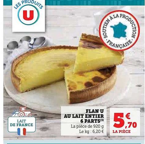 Promo Flan U Au Lait Entier Parts Chez Hyper U Icatalogue Fr