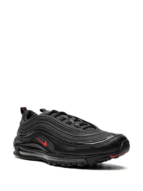 Nike Air Max Black University Red Sneakers Farfetch