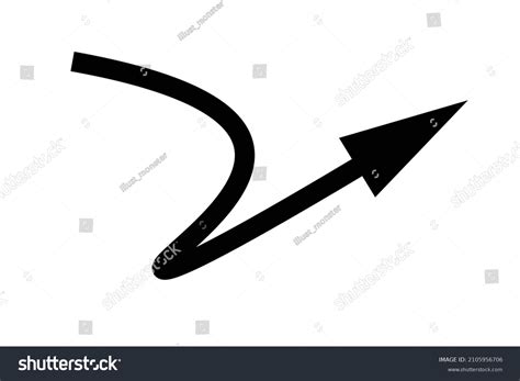 silhouette icon ascending arrow vector stock vector royalty