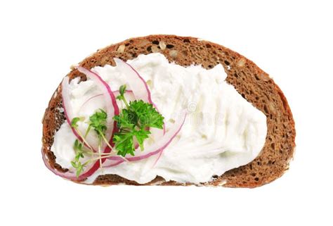 Brot Mit Creme Stockbild Bild Von Unterschiedlich Knoblauch 33770989