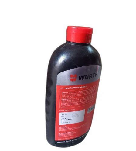 Liquid Wurth Paint Restoration Polish For Automobiles Packaging Type