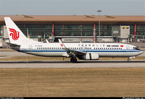 B 5342 Air China Boeing 737 89L WL Photo By Ruimin Yan ID 794930