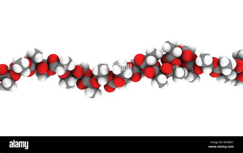 Ácido poliláctico PLA ácido poliláctico bioplástico estructura