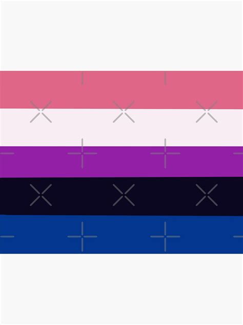 Genderfluid Pride Flag Sticker For Sale By Hana Lee Redbubble