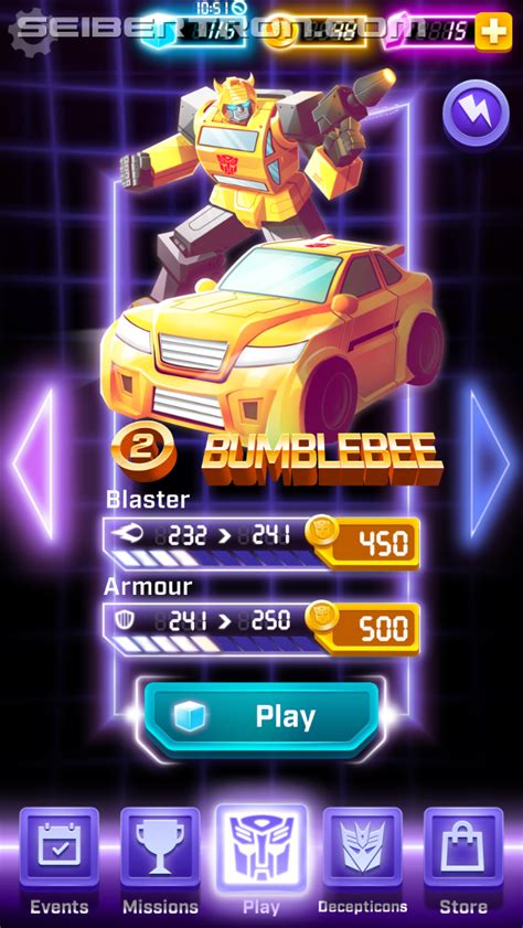 New Bumblebee Overdrive Game Now Available for IOS - Transformers