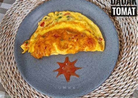 Resep Telur Dadar Tomat Oleh Ayu Umha Cookpad