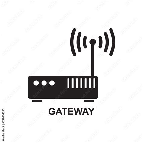 gateway icon modem icon vector 素材庫向量圖 Adobe Stock