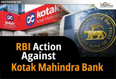 RBI S Action Against Kotak Mahindra Bank