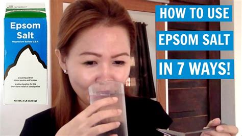 How To Use Epsom Salt In 7 Ways Youtube