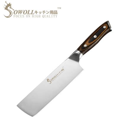 Sowoll Kitchen Knife Sharp Japanese Chef Cleaver Knife Quality 7 Inch