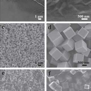 SEM Images Of A And B GO Nanosheets C And D Pure Cubic Cu2O