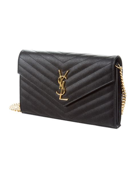 Yves Saint Laurent Large Monogram Envelope Chain Wallet Handbags