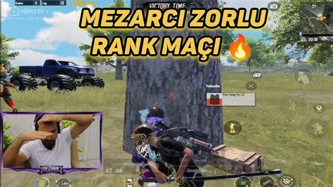 MEZARCI FULL RUSH ZORLU RANK MAÇI 21 KILLS Kaos Mezarcı pubg mobile