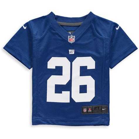 Toddler New York Giants Saquon Barkley Nike Royal Game Jersey