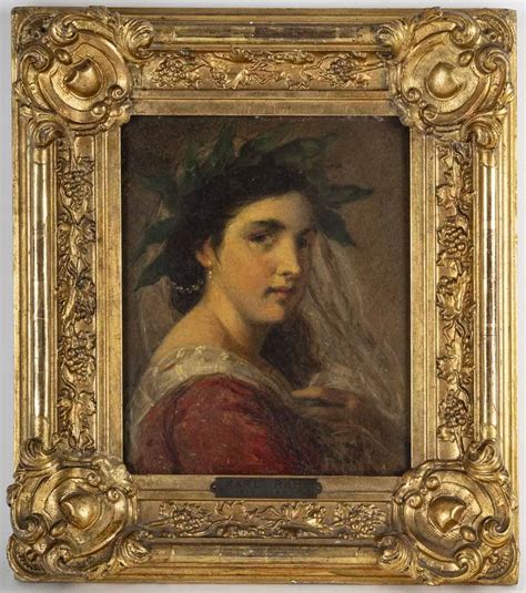 Rahl Carl 1812 1865 Allegorical Portrait Paris Saint Ouen Flea Market